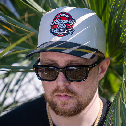 Allegory Heritage Trucker Hat - Two Tone Natural / Black