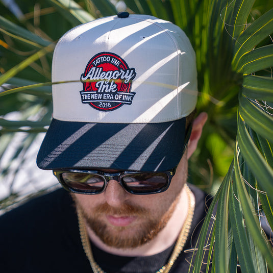 Allegory Heritage Trucker Hat - Two Tone Natural / Black