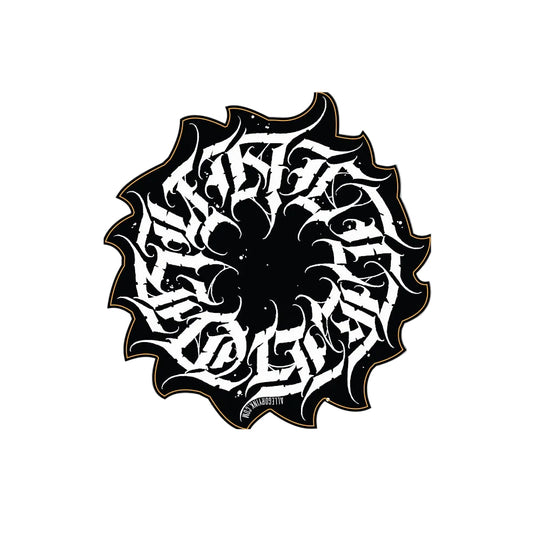 Dark Calligraphy Sticker by Vampiro | Allegory Ink
