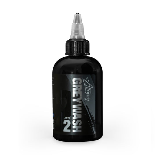 Allegory Ink Greywash Level 2 (Light) tattoo ink 4oz bottle