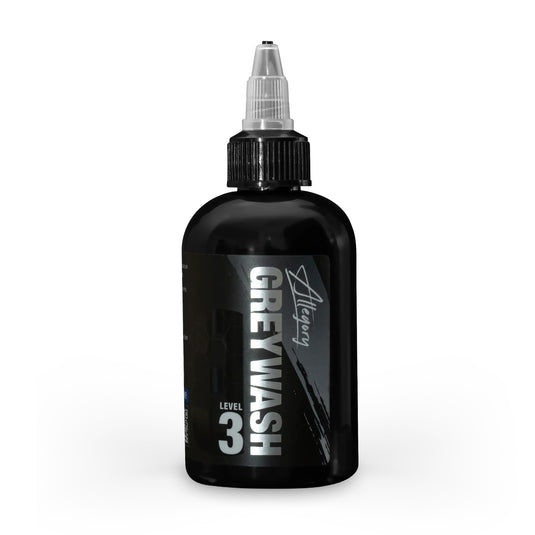Allegory Ink Greywash Level 3 (Medium) tattoo ink 4oz bottle