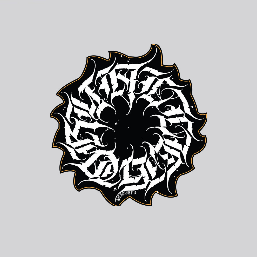 Dark Calligraphy Sticker