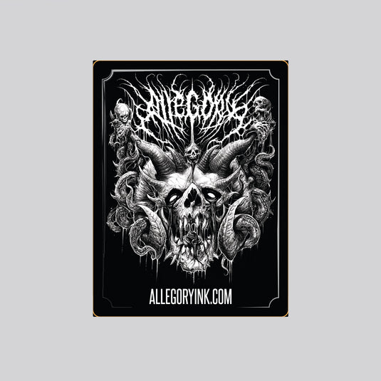 Demon Head Sticker by Brandon Herrera | Allegory Ink