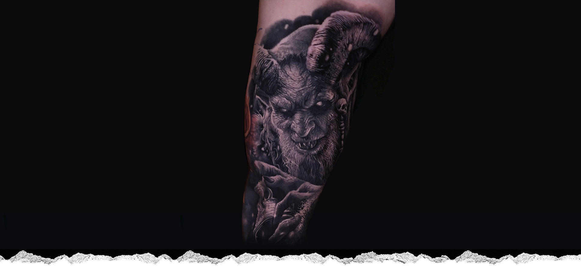 Gladiator Grey tattoo ink hero background