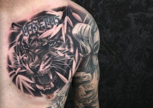 Tiger Chest Tattoo Allegory Ink