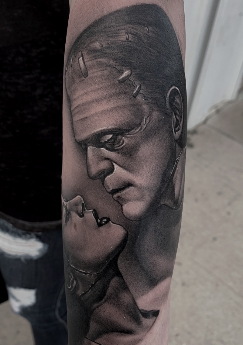 Frankenstein Bride Tattoo